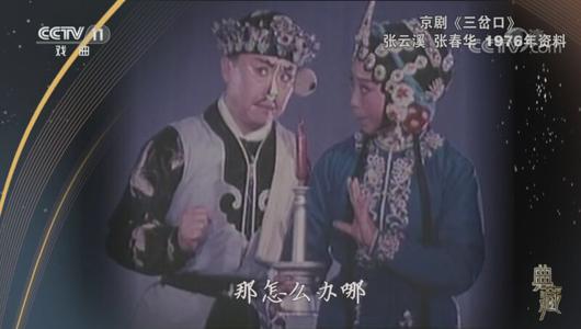 京剧《三岔口》选段 张云溪,张春华主演