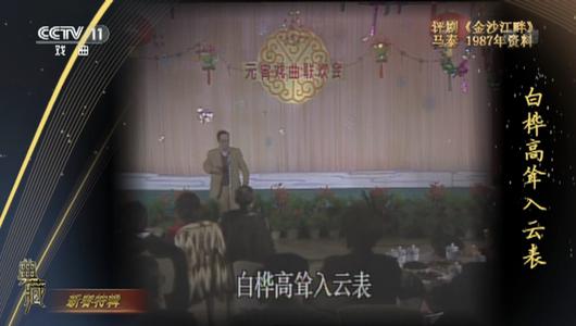 评剧《金沙江畔》选段 马泰主演